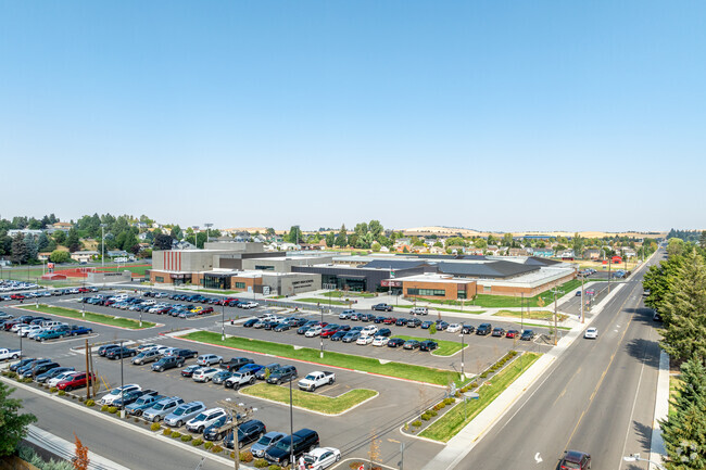 Cheney High School is located off of a main arterial road.