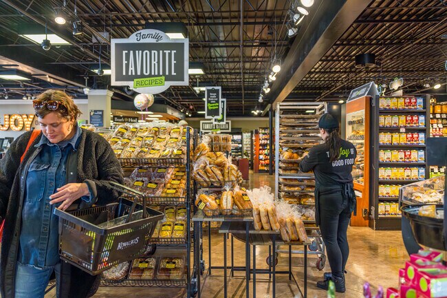 Kowalski's Market near Page has a bakery, Deli, cheese section, and butcher counter.