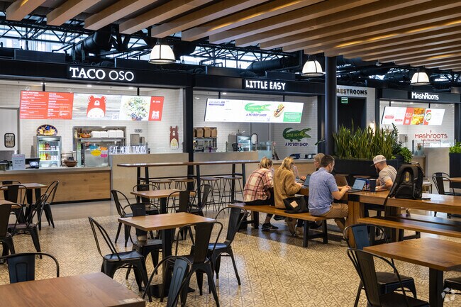 Madisonville is home to a food court that features everything from Taco Oso to Little Easy.