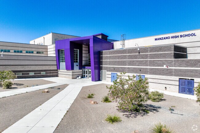 Many athletic programs are offered for rising ahletes at the Manzano High School.