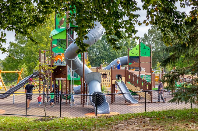 Let the kids tire out on the giant jungle gym in Rose Tree Park in Upper Providence Township.