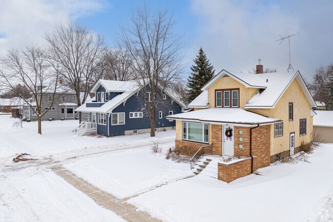 Homes in Cokato sit in neat rows with well-maintained lawns.