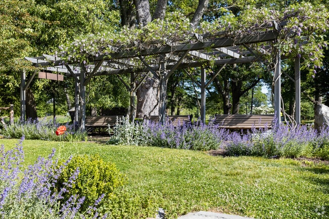 Shakespeare Garden in Plainfield was set to recreate the feel of an English Garden during Shakespeare's time.