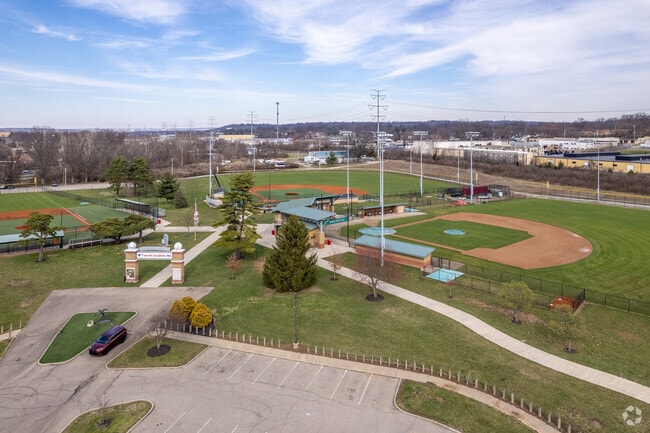 Cincinnati Reds Youth Academy has well kept sports fields for player development in Bond Hill.