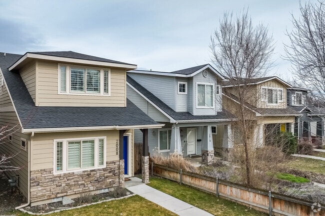 Two-story single-family homes are common in Vista.