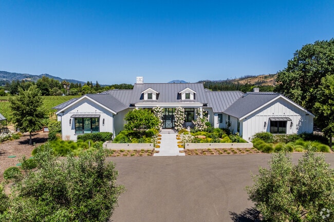 New and luxurious craftsman style homes decorate the streets of Saint Helena.