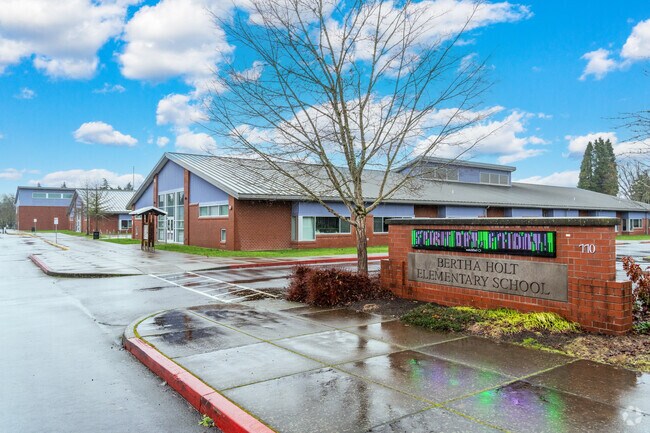 Holt Elementary School is a public school in the Harlow neighborhood of Eugene.
