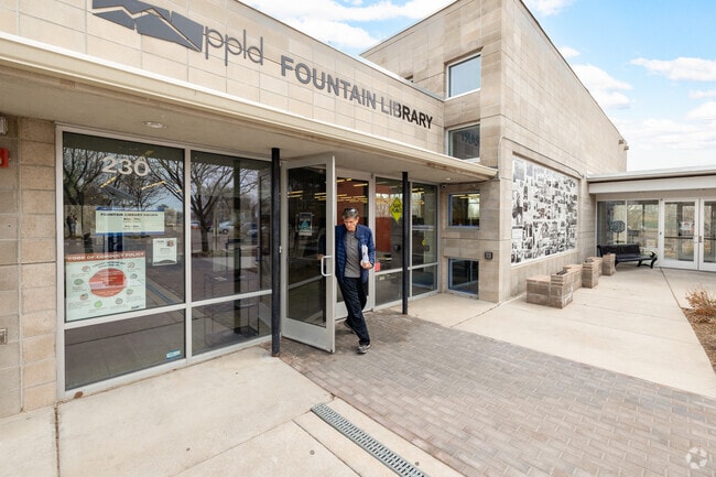 Checkout some books at the local library in the Downtown Fountain neighborhood.
