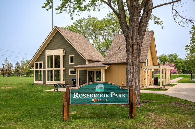 Rosebrook Park in Roseville has a park building that can be rented for meetings or gatherings.
