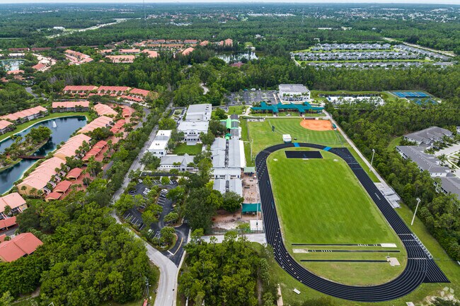 Seacrest Country Day School in Naples sits on a large property within residential communities.