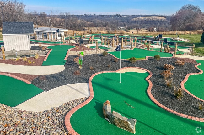 Practice your putt at the Hillside Mini Golf in Allen Township.