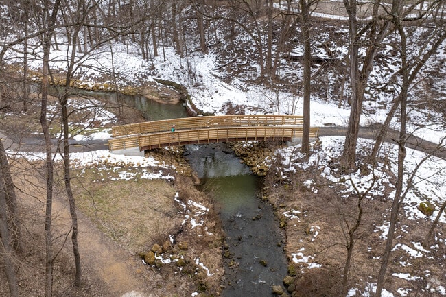 Sak’s Woods in Middleton, WI features a welcoming atmosphere and several recreational amenities.