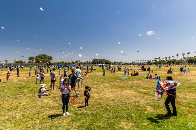 Young and old are welcome at the Kite Festival in Ocean Beach.