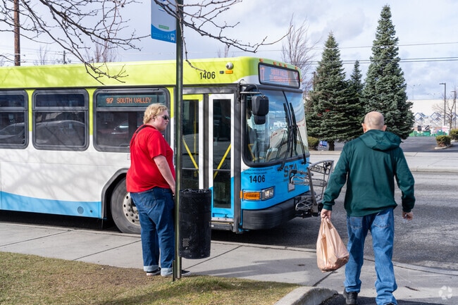 The Veradale neighborhood offers lots of public transportation.