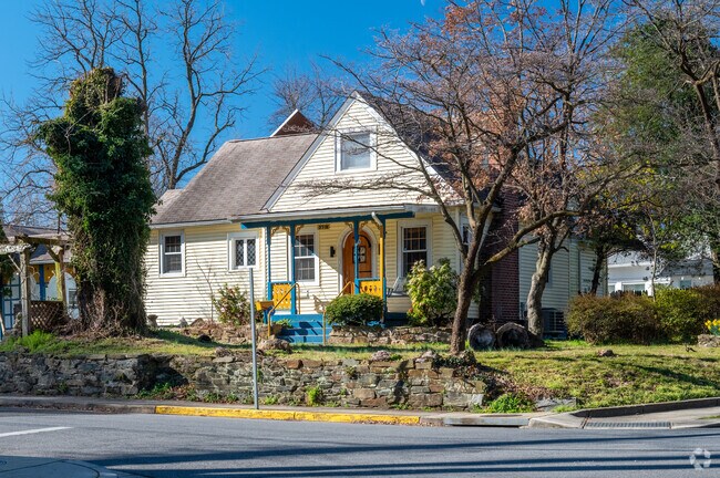 A colorful craftsman home on Bunker Hill Rd in Cottage City.