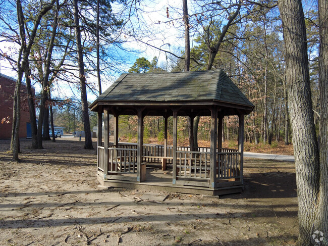The gazebo at Ledge Street Elementary School is perfect for holding class outdoors.