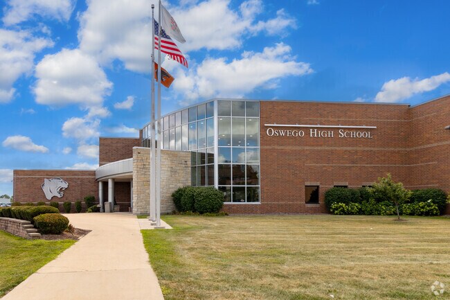 Oswego High boasts an impressive overall Niche score of A-minus with diversity and sports.