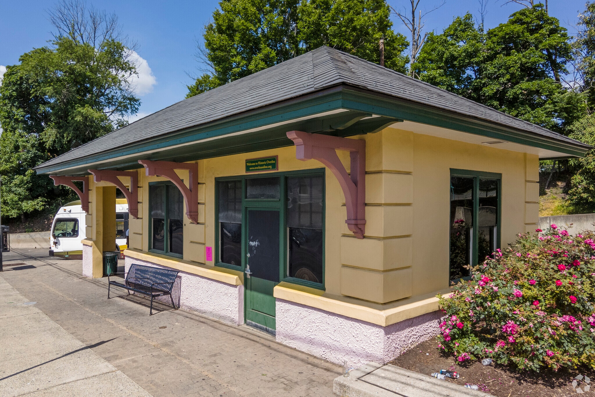 Overlea residents have access to public transportation on Bel Air Road.