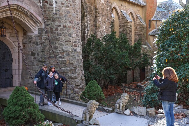 Visit the draw bridge at Renaissance Faire Day at Hammond Castle near Magnolia.