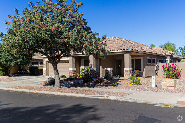 Mediterranean-style homes can be found throughout the Power Ranch neighborhood.