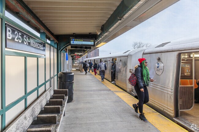Beach 25th A train Station is the closest to Bayswater.