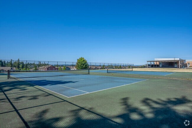 Tumwater Middle School tennis courts.