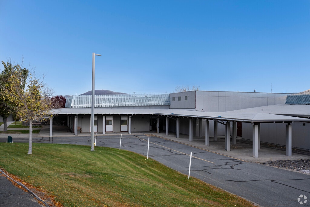 The front entrance to Marvin Picollo School in Reno.