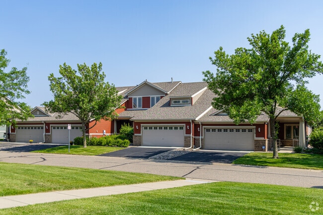 Townhouses with spacious garages are a common home option for Oak Grove residents.
