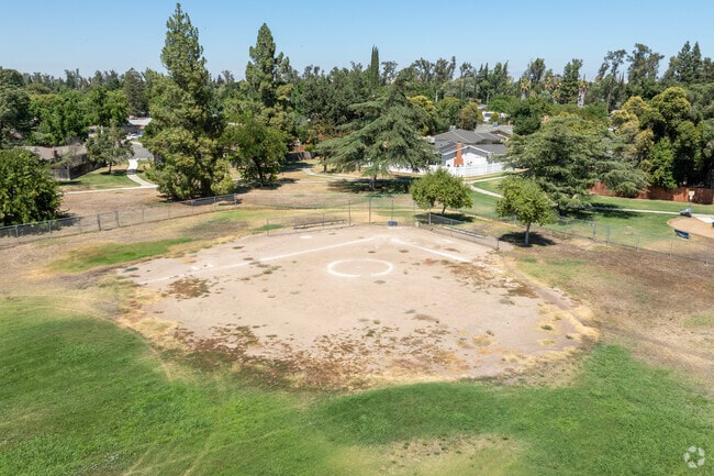 The baseball field at Rudolph Rivera Middle School in Merced.