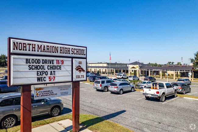 North Marion High School is home to the AICE program and Industrial Biotechnology.