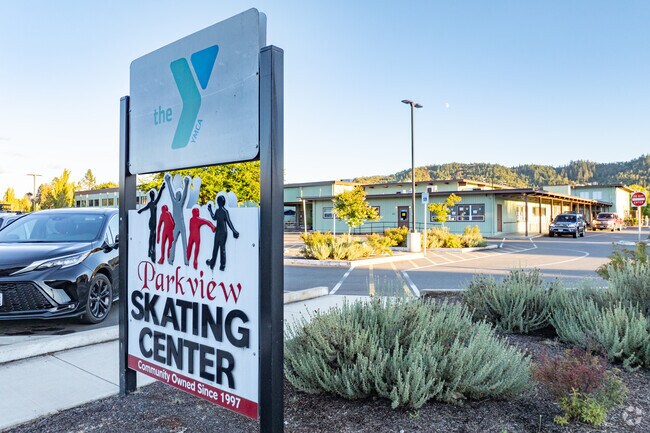 The YMCA is nearby Laurelwood at Stewart Park.