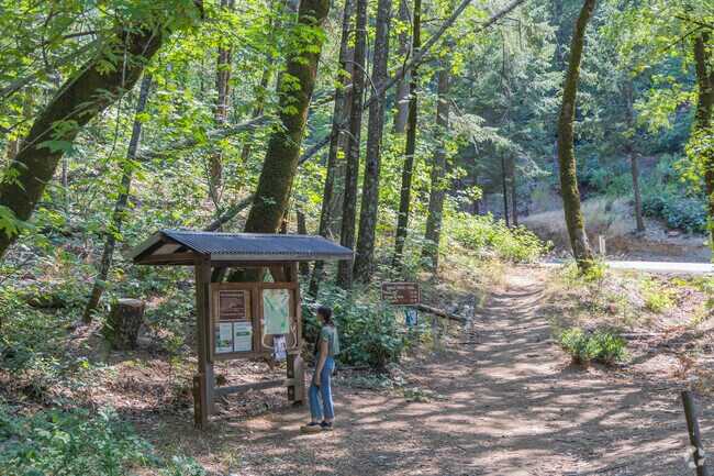 Robert Louis Stevenson State Park is located nearby to Calistoga and features miles of beautiful nature trails that extend up to the top of Mt. St. Helena.
