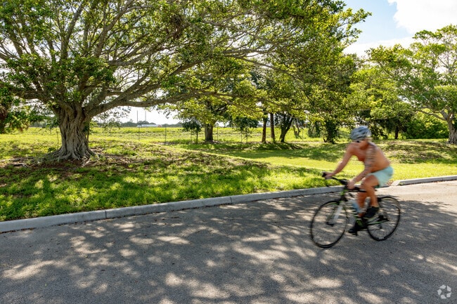 Biking is a popular way to navigate the Winston Park neighborhood.