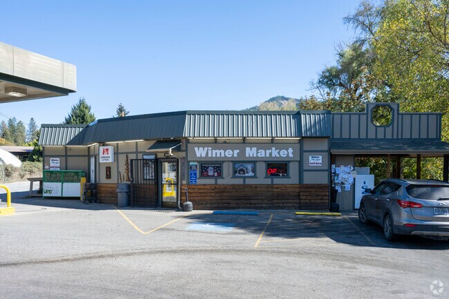 Wimer market as a local hotspot.