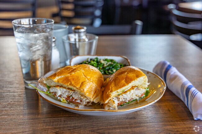 After a walk around the lake, enjoy a meal at Lake House Kitchen & Tavern near Grant Ranch.