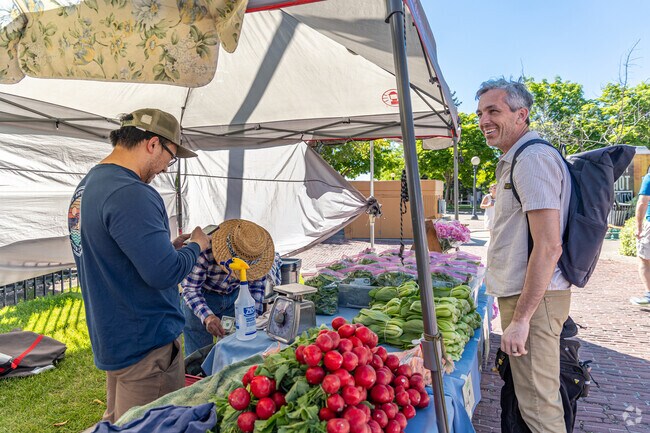 Local farmers offer their produce for sale at the Missoula Farmer's Market.