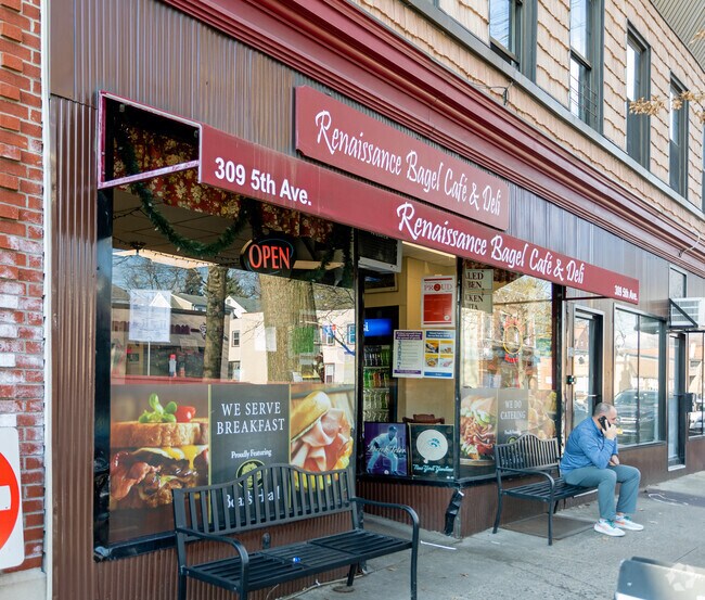 Renaissance Bagel Cafe & Deli in Pelhma is a popular bagel shop that locals love.