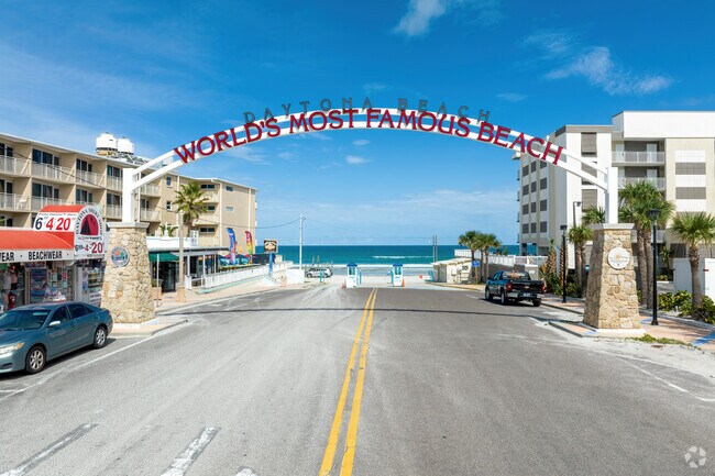 Daytona Beach Shores proudly hosts the world's most famous beach.