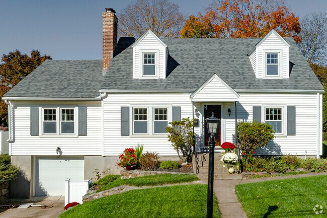 A larger home on Wetherell Street in a modified Cape Cod style.