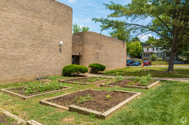 The gardens on the side of Warner Elementary School teach students about agriculture.