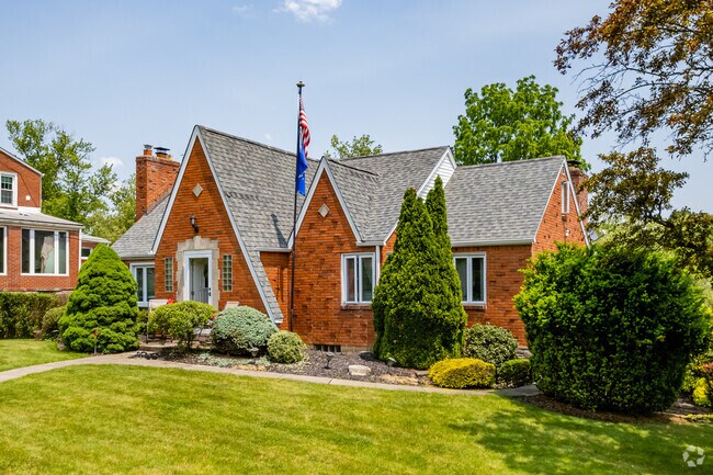 Tudor homes are found in Whitehall along with the amazing landscaping that residents take pride in.