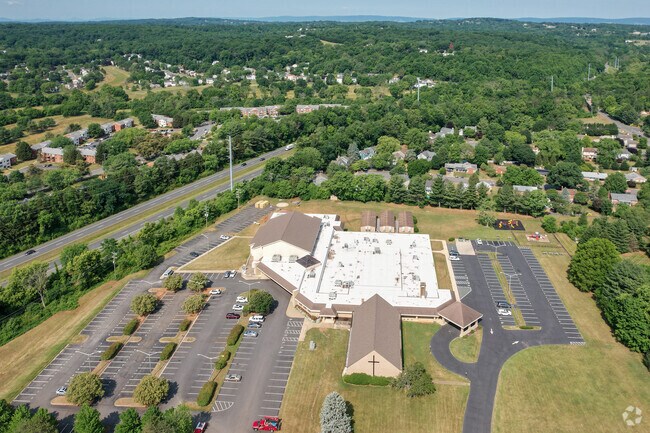 Providence Academy is a short drive from many homes in Prospect Hills.