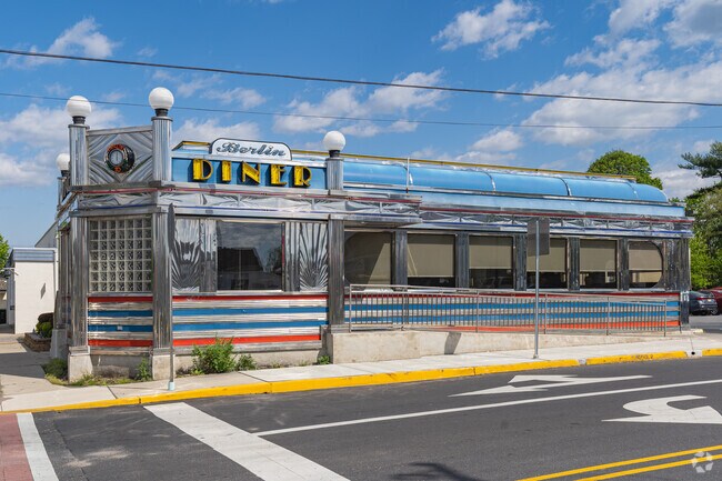 Berlin Diner is a local favorite serving classic diner fare with a retro interior.