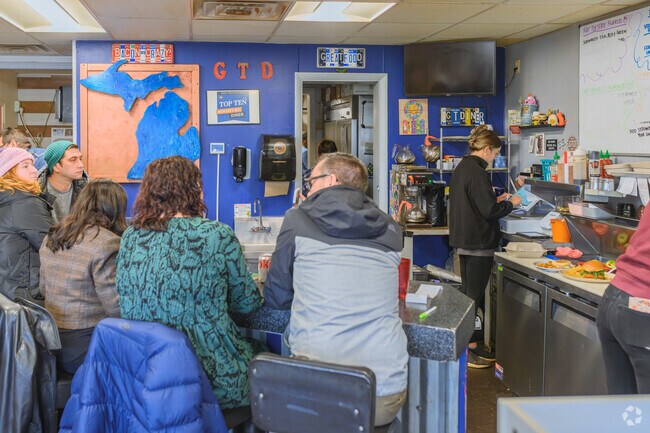 Good Truckin' Diner is a very popular eatery in REO Town, minutes from Moores Park.