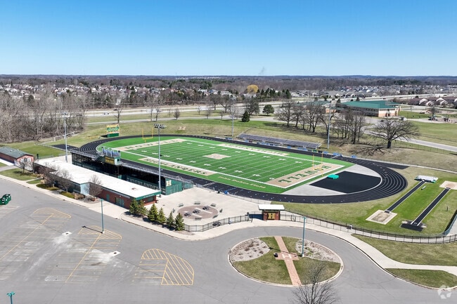 The Howell High School football stadium hosts home games.