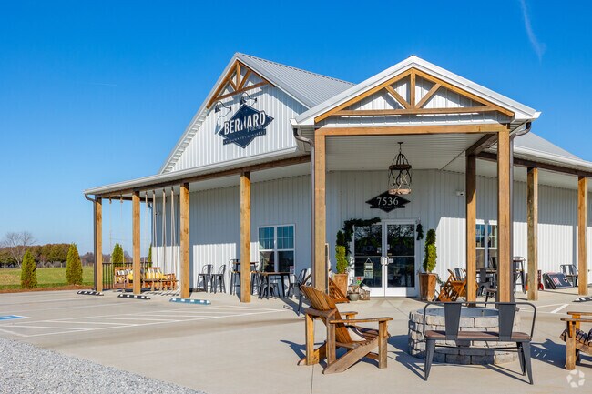 Near Cross Plains in Orlinda Bernard Farms provides the community with meat cuts and produce.