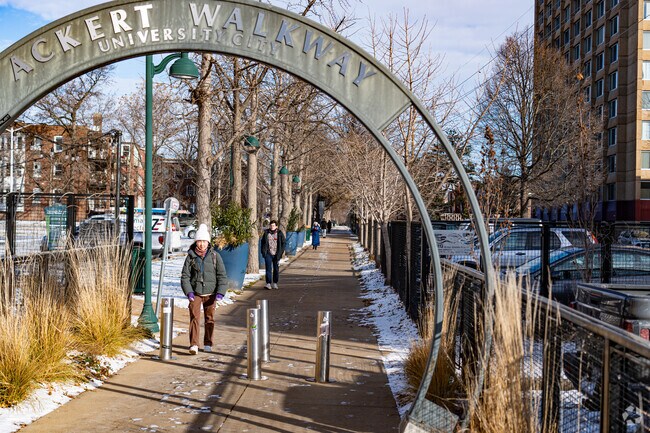 University City, MO has great walking access to a large selection of shops and amenities.