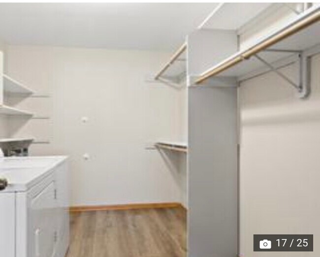 Storage in laundry room