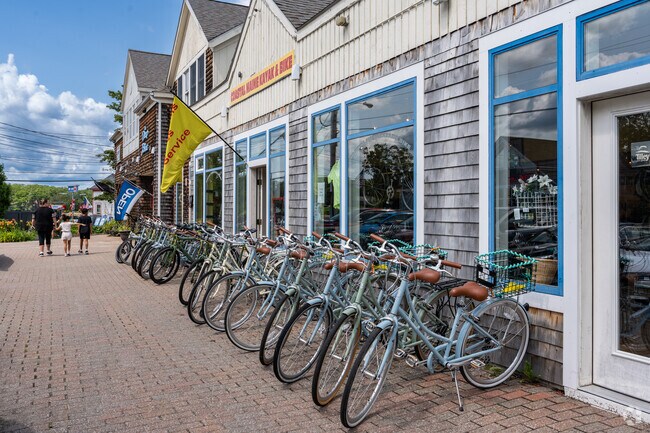 Bikes are a great way to get around Kennebunk.