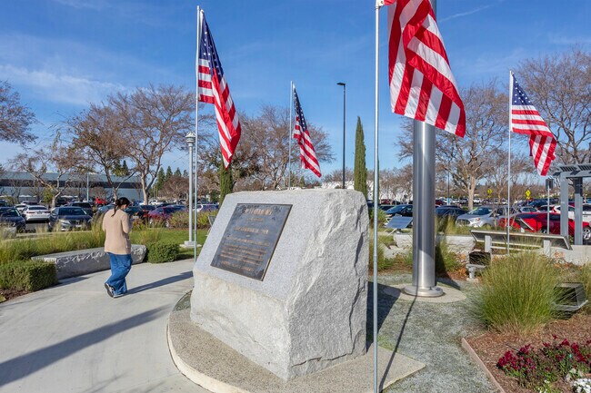 There is a 9/11 memorial located in the Tarpey neighborhood of Fresno.